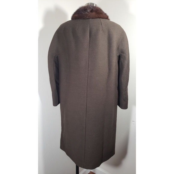 💥CLOSING SALE💥 Vintage Fur Collared Long Jacket - Picture 5 of 6